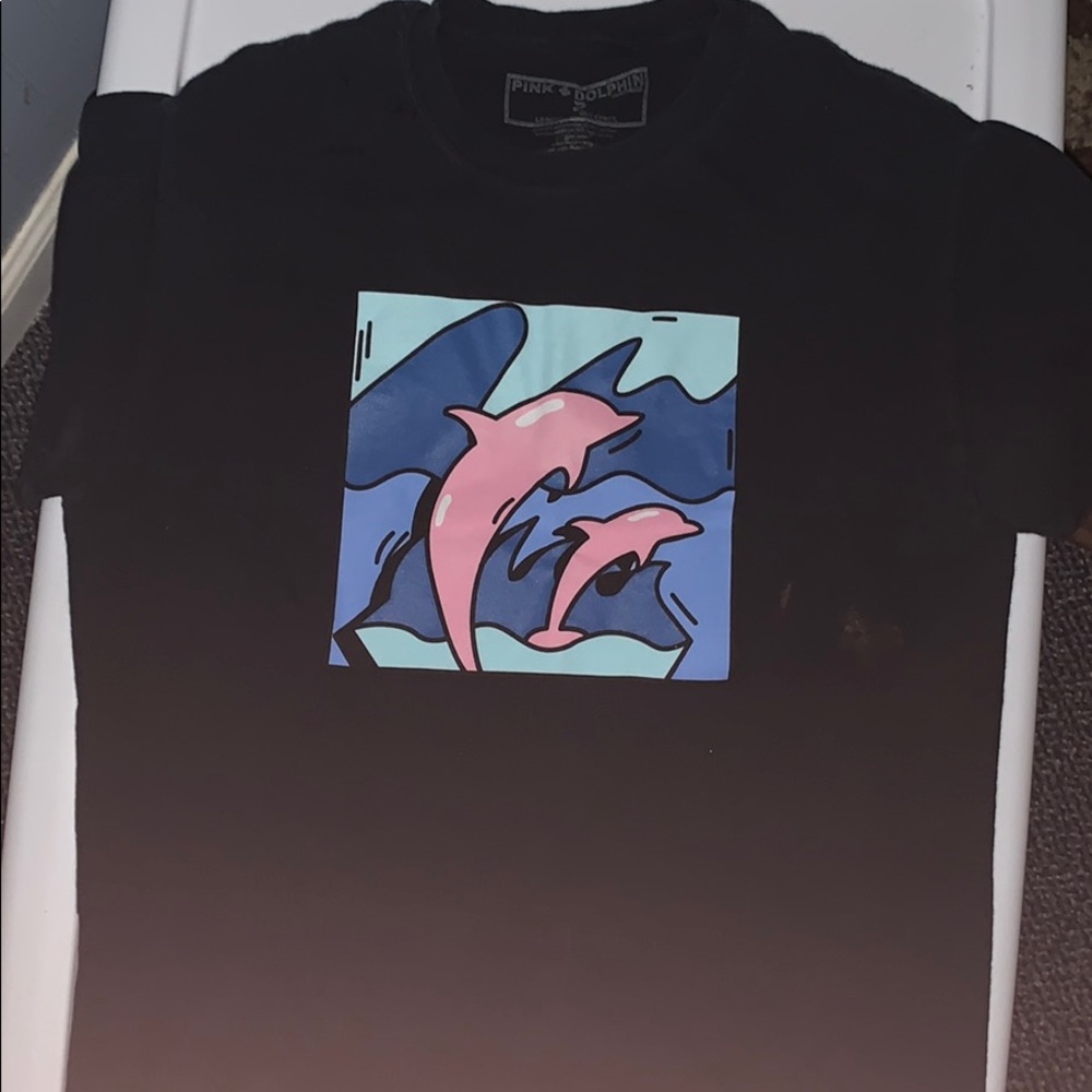 Pink Dolphin Graphic Tee